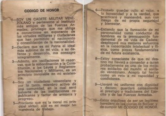 Codigo militar venezolano 1 Codigo militar venezolano 1